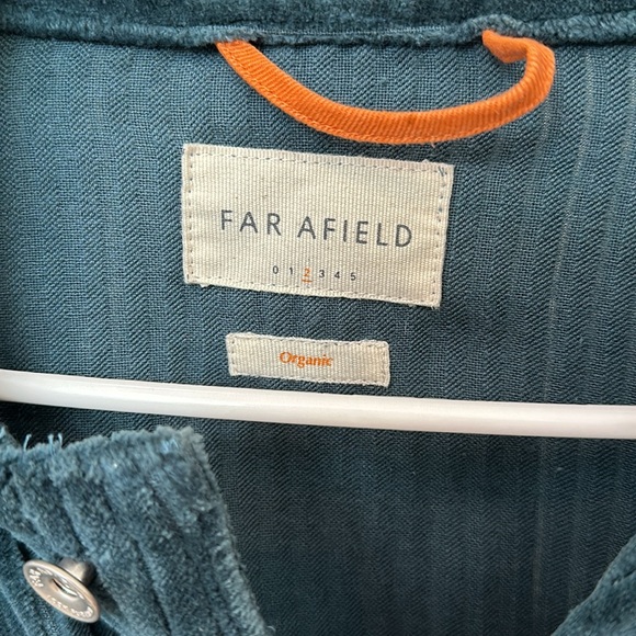 Far Afield teal corduroy trucker jacket 🛻 🧥 - Picture 2 of 6